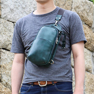 エルゴポック／HERGOPOCH バッグ ショルダーバッグ 鞄 メンズ 男性 男性用レザー 革 本革 レッド 赤  06-OS ボディバッグ